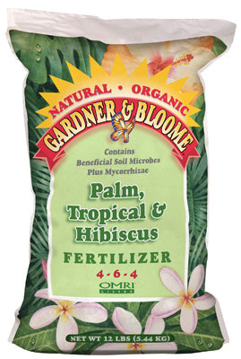 Palm & Tropical Fertilizer, 4-6-4 Formula, 12-Lbs.
