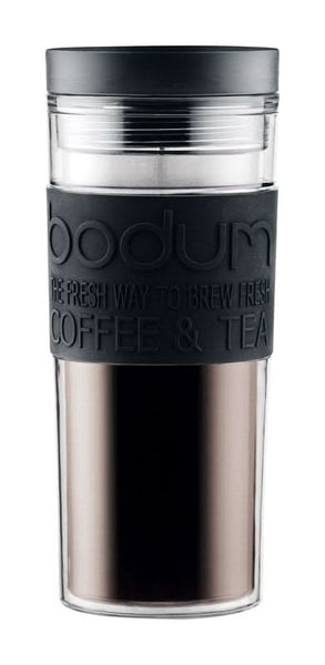 TRAVEL MUG BLACK 15 OZ