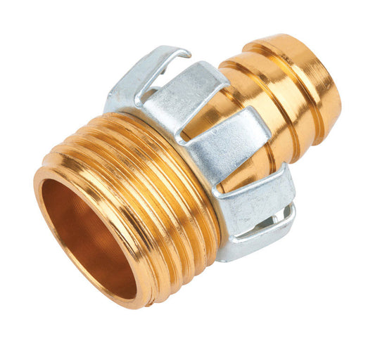 Melnor 5/8 in.   Metal Threaded Male Clinch Coupling