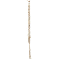 Primitive Planters White Cotton 42 in. H Beaded Plant Hanger 1 pk (Pack of 12)