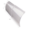 Deflect-O  Jordan  4-1/2 in. H x 14-1/2 in. W 1-Way  Clear  Plastic  Air Deflector
