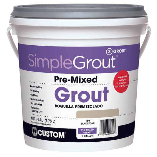 Custom Building Products  SimpleGrout  Indoor  Sandstone  Grout  1 gal.