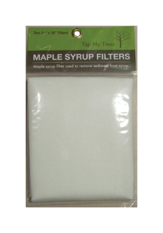 Tap My Trees 24 in. Stainless Steel Maple Sugaring Syrup Filter Sheet 1 pk