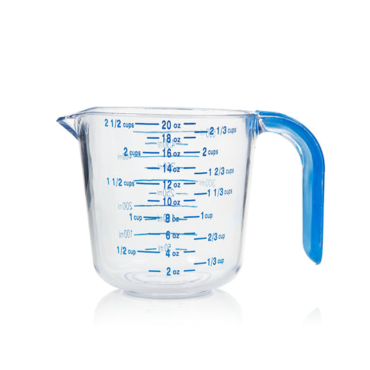 Arrow Home Products Blue/Clear Plastic Measuring Cup 2.5 oz