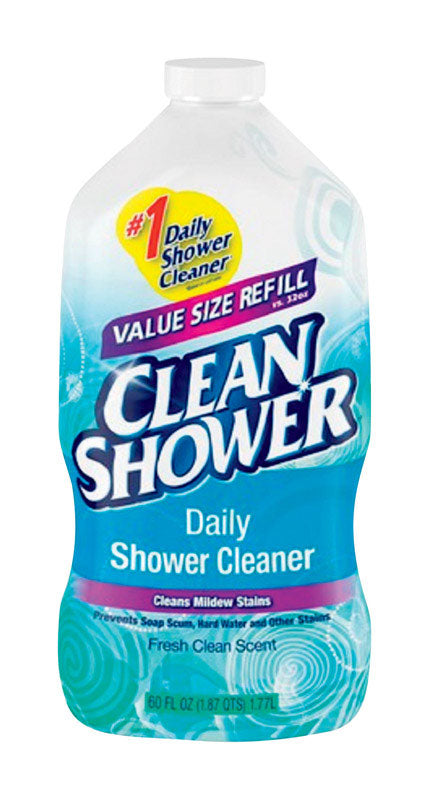 Clean Shower Fresh Clean Scent Daily Shower Cleaner 60 oz Liquid