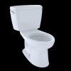 TOTO Drake Elongated Two Piece Toilet (Cotton White)