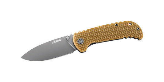 Coast  FX350  Brown  Stainless Steel  8 in. Knife