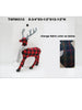 Celebrations Plaid Reindeer Christmas Decoration (Pack of 4)