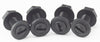 Bell Black Metal/Nylon License Plate Fasteners