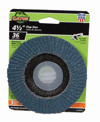 Flap Disc, 36 Grit, 4.5-In.