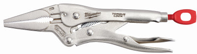 Milwaukee  Torque Lock  6 in. Forged Alloy Steel  Long Nose Pliers