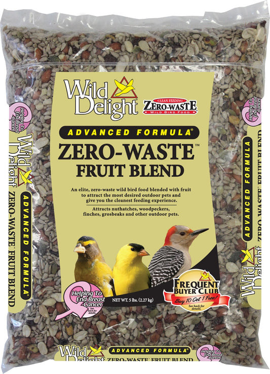 Wild Delight 360050 5 Lb Zero-Waste™ Fruit Blend Bird Feed