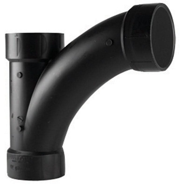 Tubo Charlotte con buje de 2 pulg. x buje de 2 pulg. de diámetro, ABS, en Y