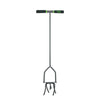 Yard Butler 6 Tine Steel Hand Tiller 24 in. Steel Handle