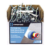 Crawford Zinc Plated Silver Steel 10 in. Double Prong Straight Hook (Pack of 75)