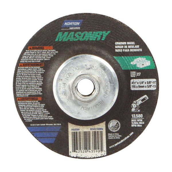 MASONRY GRIND WHL4.5X1/4