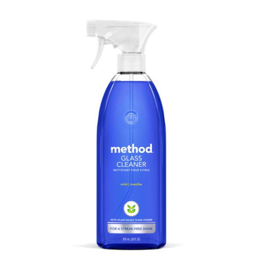 Method Mint Scent Organic Glass and Surface Cleaner Liquid 28 oz. (Pack of 8)
