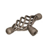 Amerock  Village Classics  T  Cabinet Knob  2-3/4 in. Dia. 1-1/2 in. Weathered Nickel  1 pk