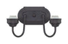 Westinghouse 2-Light Oil Rubbed Bronze Gray Wall Sconce