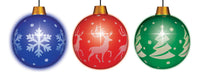 Occasions  Lighted  Ornament Light Set  White