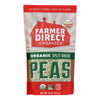 Farmer Direct Co-Op Peas - Organic - Split Green - Case of 12 - 1 lb.