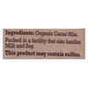 Natierra Organic Cacao Nibs - Chocolate - Case of 6 - 10 oz.