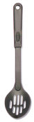 Norpro 908 12" X 2.5" X 0.75" Black Nylon Slotted Spoon