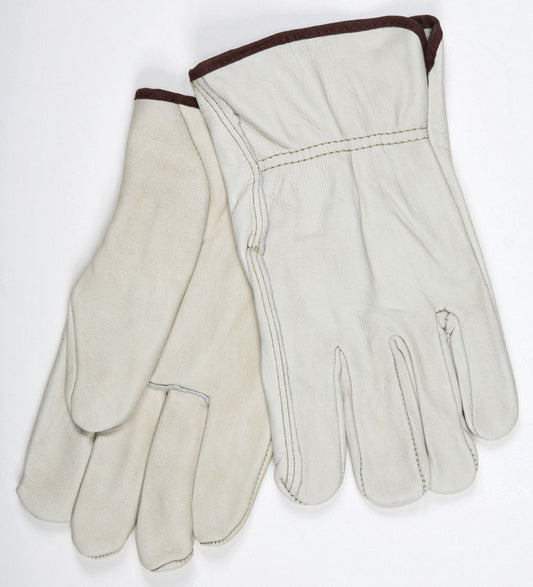 MCR Safety M Leather Driver Beige Gloves