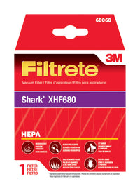 3M Filtrete HEPA Vacuum Filter For Shark XHF680 1 pk