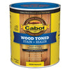 Cabot Transparent 19200 Natural Oil-Based Natural Oil/Waterborne Hybrid Deck and Siding Stain 1 qt. (Pack of 4)