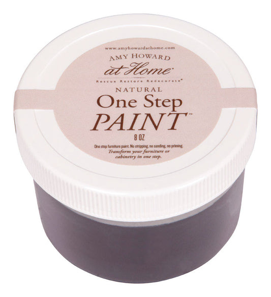 Amy Howard at Home Flat Chalky Finish Black One Step Paint 8 oz. (Pack of 6)