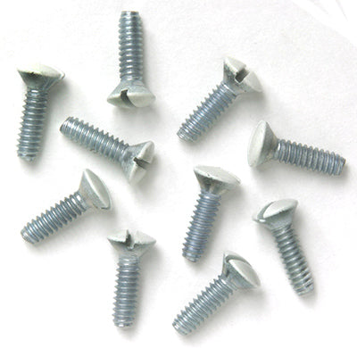 Wall Plate Replacement Screws, White
