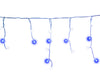 Holiday Bright Lights Christmas LED 5MM 490L Icicle - Frozen (Blue & Pure White)