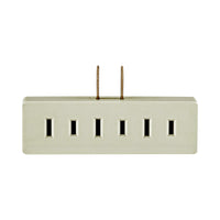 Leviton Polarized 3 outlets Outlet Adapter 1 pk