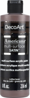 Americana Multi-Surface Acrylic Paint, Coffee Bean, 8-oz.