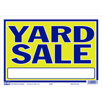 Hy-Ko English Yellow Informational Sign 9 in. H X 13 in. W (Pack of 10).