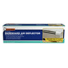 Frost King 4.9 in. H x 15-5/16 in. W 1-Way Clear Plastic Air Deflector (Pack of 12)
