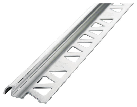 M-D 5/16 in. H X 96 in. L Prefinished Clear Aluminum Bullnose