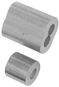 Garage Door Aluminum Ferrules/Stops, 1/8-In., 2-Pk. (Pack of 5)