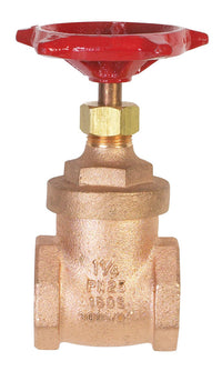 BK Products ProLine 1-1/4 in. FIP Brass Gate Valve