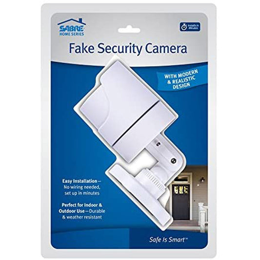 Sabre Outdoor White Decoy Security Camera