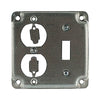 Steel City Square Steel 2 gang Combo Box Cover