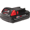 Milwaukee  M18 REDLITHIUM  18 volt 1.5 Ah Lithium-Ion  Compact Battery Combo Pack  2 pc.