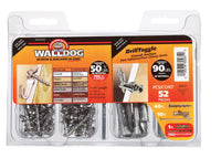 Hillman Walldog No. 10 x 1-1/4 in. L Phillips Pan Head Chrome Construction Screws 52 pk (Pack of 3)