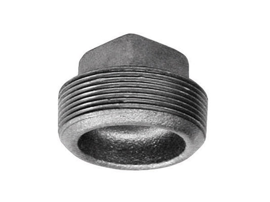 BK Products  1-1/2 in. MPT   Galvanized  Malleable Iron  Plug
