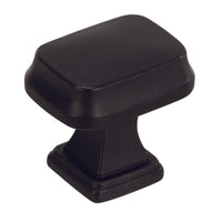 Amerock  Grace Revitalize Collection  Round  Cabinet Knob  1-1/8 in. Dia. 1-1/8 in. Black Bronze  1 pk