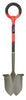 Radius Garden Root Slayer 43 in. Carbon Steel Round Spade Poly Handle