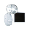 Cooper Lighting White Wall Mount 6500K 180 Degree LED Motion-activated Solar Floodlight