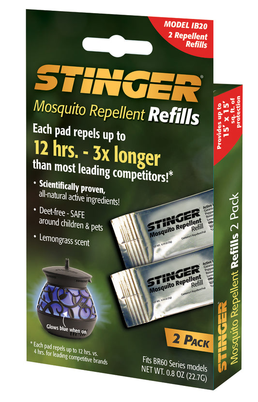 Stinger Ib20 Lemongrass Mosquito Repellent Refills 2 Pack