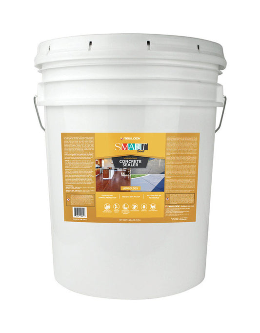 NewLook  SmartSeal  Gloss  Clear  Water-Based  Concrete Sealer  5 gal.